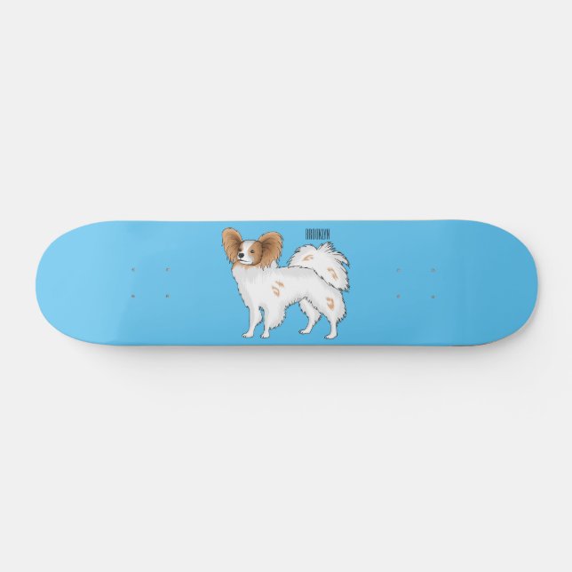 Skateboard Ilustracion de personalizado papillon (Horz)
