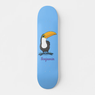 Skateboard Ilustracion de personalizado toscano feliz