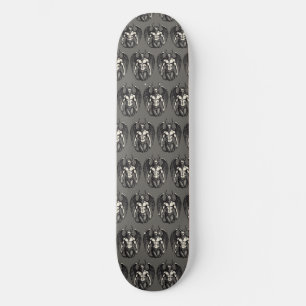 Skateboard Ilustración del demonio Crocell de la marea celest