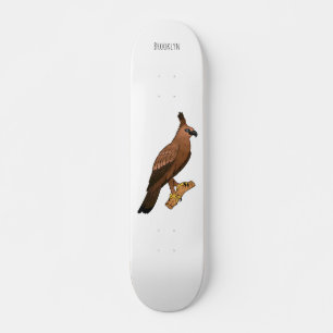 Skateboard Ilustracion del personalizado de las aves de Javan