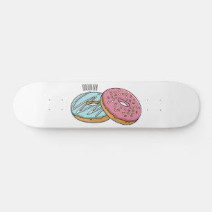 Skateboard Ilustracion Donut personalizado