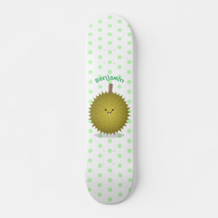 Skateboard Ilustracion feliz personalizado duriano