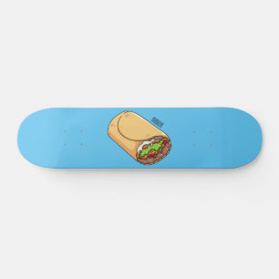 Skateboard Ilustracion personalizado Burrito