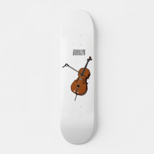 Skateboard Ilustracion personalizado Cello