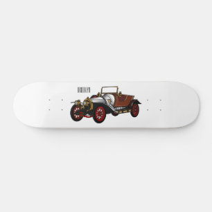 Skateboard Ilustracion personalizado clásico de 1920