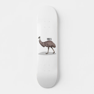 Skateboard Ilustracion personalizado de aves de la Uem