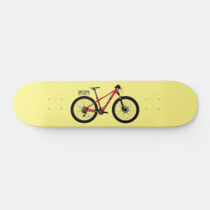 Skateboard Ilustracion personalizado de bicicletas