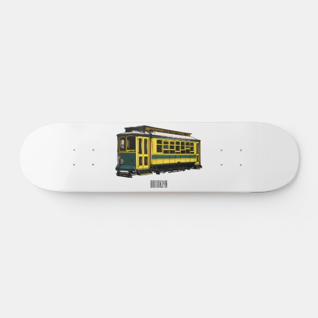 Skateboard Ilustracion personalizado de carrito de Mata (Horz)