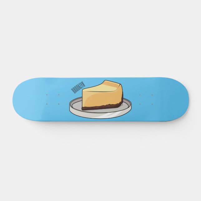 Skateboard Ilustracion personalizado de Cheesecake (Horz)