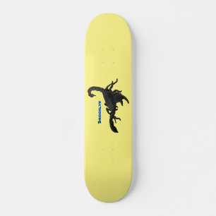 Skateboard Ilustracion personalizado de escorpión hambriento 