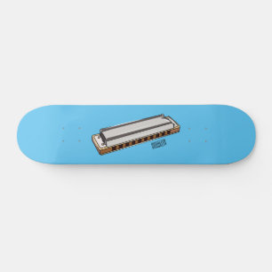 Skateboard Ilustracion personalizado de Harmonica