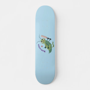 Skateboard Ilustracion personalizado de insectos de cricket v
