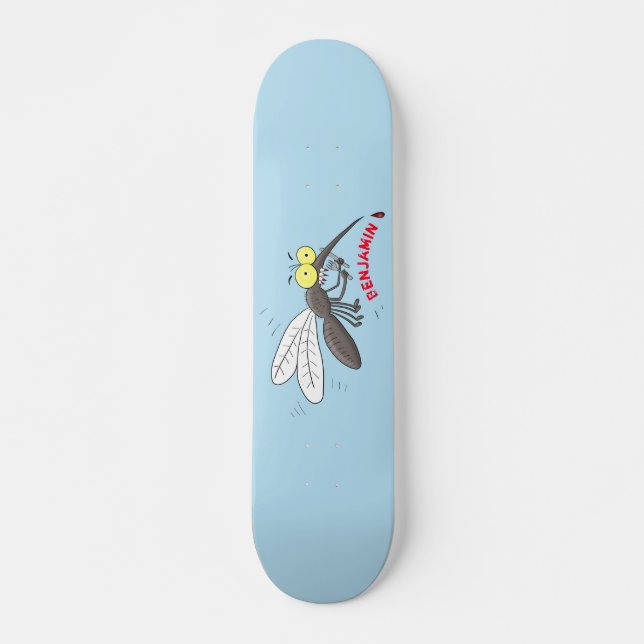 Skateboard Ilustracion personalizado de insectos de mosquitos