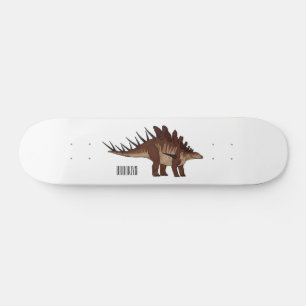Skateboard Ilustracion personalizado de Kentrosaurus