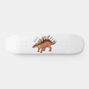 Skateboard Ilustracion personalizado de Kentrosaurus