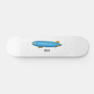 Skateboard Ilustracion personalizado de la aeronave