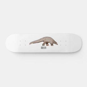Skateboard Ilustracion personalizado de Pangolin