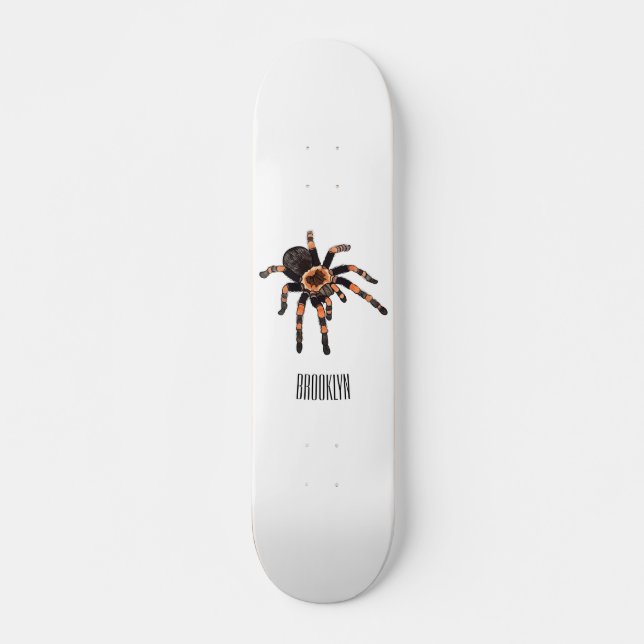 Skateboard Ilustracion personalizado de Tarantula (Anverso )