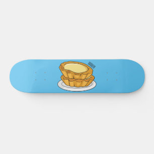 Skateboard Ilustracion personalizado de tarta de huevo