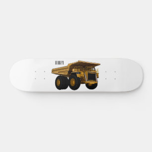 Skateboard Ilustracion personalizado del camión de altura
