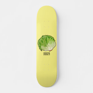 Skateboard Ilustracion personalizado Lettuce