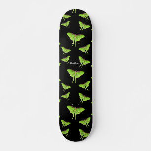 Skateboard Ilustracion personalizado Luna Moth