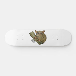 Skateboard Ilustracion personalizado Tarsier