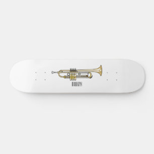 Skateboard Ilustracion personalizado Trumpet
