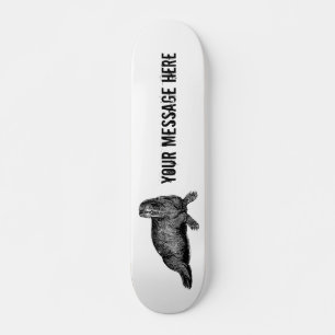 Skateboard Ilustracion simple de Black Walrus
