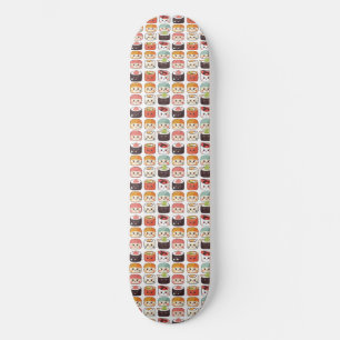 Skateboard Ilustracion Sushi