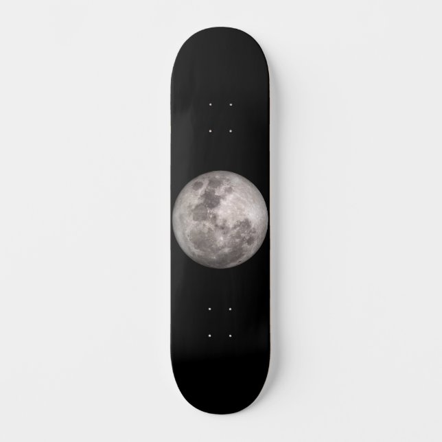 Skateboard Imagen de la NASA en luna llena (Anverso)