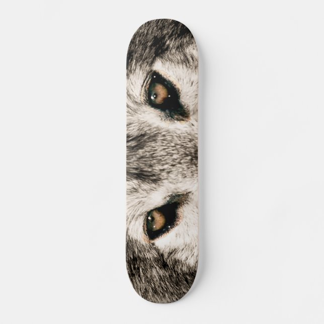 Skateboard Imagen del lobo para el tablero de patines (Anverso)