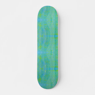 Skateboard Impresión de ajuste de burbuja amarilla