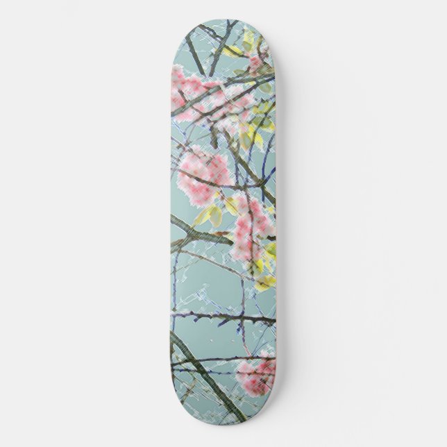 Skateboard Impresión de arte abstracto colorido (Anverso)