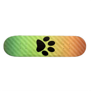 Skateboard Impresión de la pata