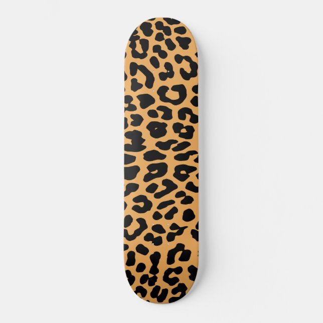 Skateboard Impresión de leopardo de Chicas asombrosos (Anverso)
