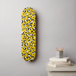 Skateboard Impresión de leopardo, puntos de leopardo, leopard