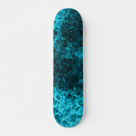 Skateboard Impresión de mármol azul Skyboard