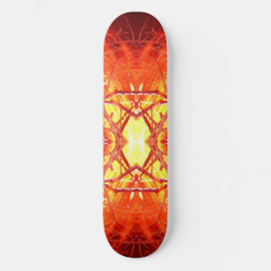 Skateboard Incendio abstracto