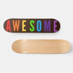 SKATEBOARD INCREÍBLE - POSTIVO Y FELIZ, COLORIDO EN RICO MARR