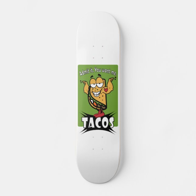 Skateboard Individuo del Taco (Anverso)