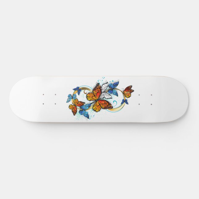 Skateboard Infinidad de Mariposas Monarca (Horz)