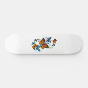 Skateboard Infinidad de mariposas monarca