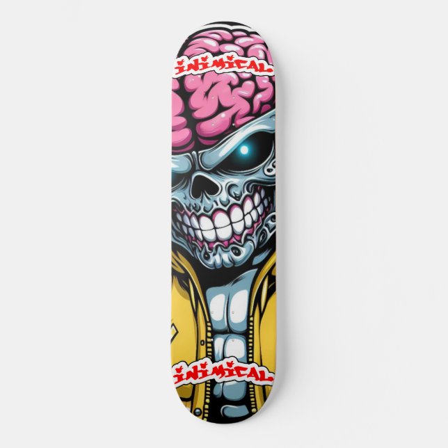 Skateboard Inimical Brainiac (Anverso)