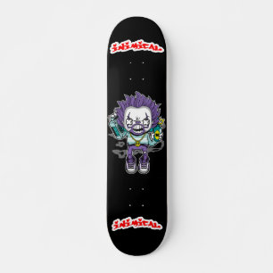 Skateboard Inimical Clown Kid