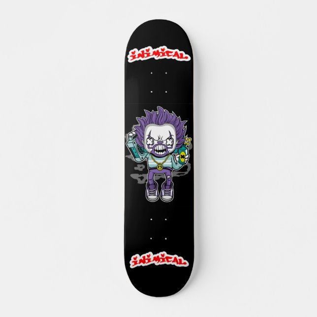 Skateboard Inimical Clown Kid (Anverso )