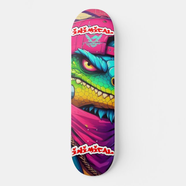 Skateboard Inimical Grumpy Igauna (Anverso)