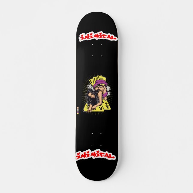 Skateboard Inimical Hot Piece of Ace Deck  (Anverso )