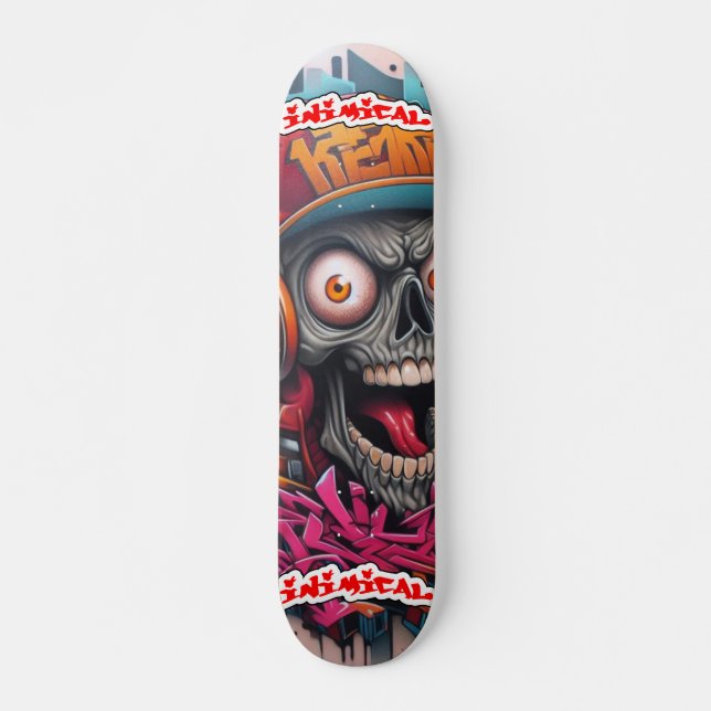 Skateboard Inimical Illin' Skully (Anverso )