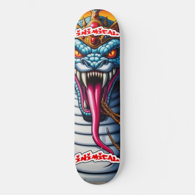 Skateboard Inimical King Serpent (Anverso)